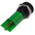 RS PRO Green Panel Mount Indicator, 220V ac, 14mm Mounting Hole Size, Solder Tab Termination, IP67