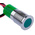 RS PRO Green Panel Mount Indicator, 24V dc, 14mm Mounting Hole Size, Lead Wires Termination, IP67