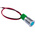 RS PRO Green Panel Mount Indicator, 24V dc, 14mm Mounting Hole Size, Lead Wires Termination, IP67