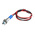 RS PRO Blue Panel Mount Indicator, 24V dc, 6mm Mounting Hole Size, Lead Wires Termination, IP67