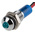RS PRO Blue Panel Mount Indicator, 24V dc, 6mm Mounting Hole Size, Lead Wires Termination, IP67