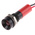 RS PRO Red Panel Mount Indicator, 24V dc, 8mm Mounting Hole Size, Lead Wires Termination, IP67