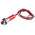 RS PRO Red Panel Mount Indicator, 110V ac, 8mm Mounting Hole Size, Lead Wires Termination, IP67