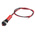 RS PRO Red Panel Mount Indicator, 110V ac, 8mm Mounting Hole Size, Lead Wires Termination, IP67