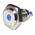 RS PRO Blue Panel Mount Indicator, 24V, 12mm Mounting Hole Size, Lead Wires Termination, IP67