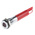 RS PRO Red Panel Mount Indicator, 12V dc, 8mm Mounting Hole Size, Faston, Solder Lug Termination, IP67