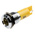 RS PRO Yellow Panel Mount Indicator, 12V ac/dc, 16mm Mounting Hole Size, Solder Tab Termination