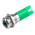 RS PRO Green Panel Mount Indicator, 2V dc, 14mm Mounting Hole Size, Solder Tab Termination