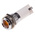 RS PRO Orange Panel Mount Indicator, 110V ac, 14.5mm Mounting Hole Size, Solder Tab Termination, IP40