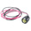 RS PRO Yellow Panel Mount Indicator, 12V dc, 14mm Mounting Hole Size, Lead Wires Termination