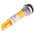 RS PRO Yellow Panel Mount Indicator, 8mm Mounting Hole Size, Solder Tab Termination, IP67