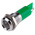 RS PRO Green Panel Mount Indicator, 14mm Mounting Hole Size, Solder Tab Termination, IP67