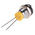 RS PRO Yellow Panel Mount Indicator, 2V dc, 8mm Mounting Hole Size, IP67
