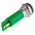 RS PRO Green Panel Mount Indicator, 12mm Mounting Hole Size, Solder Tab Termination, IP67