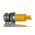 RS PRO Yellow Panel Mount Indicator, 14mm Mounting Hole Size, Solder Tab Termination, IP67