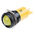 RS PRO Yellow Panel Mount Indicator, 230V ac, 22mm Mounting Hole Size, IP67