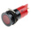 RS PRO Red Panel Mount Indicator, 230V ac, 22mm Mounting Hole Size, IP67