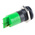 RS PRO Green Panel Mount Indicator, 12V ac/dc, 22mm Mounting Hole Size, Solder Tab Termination