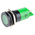 RS PRO Green Panel Mount Indicator, 12V ac/dc, 22mm Mounting Hole Size, Solder Tab Termination