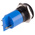 RS PRO Blue Panel Mount Indicator, 24V dc, 22mm Mounting Hole Size, Solder Tab Termination