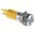 RS PRO Yellow Panel Mount Indicator, 14mm Mounting Hole Size, Solder Tab Termination, IP67
