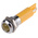 RS PRO Yellow Panel Mount Indicator, 230V ac, 12mm Mounting Hole Size, IP67