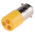 RS PRO Yellow Panel Mount Indicator, 25 x 10mm Mounting Hole Size