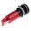 RS PRO Red Panel Mount Indicator, 12V, 14mm Mounting Hole Size, Solder Tab Termination, IP67