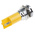 RS PRO Yellow Panel Mount Indicator, 16mm Mounting Hole Size, Solder Tab Termination