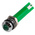 RS PRO Green Panel Mount Indicator, 12V dc, 8mm Mounting Hole Size, Solder Tab Termination, IP67