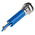 RS PRO Blue Panel Mount Indicator, 12V, 8mm Mounting Hole Size, Solder Tab Termination, IP67