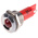 RS PRO Red Panel Mount Indicator, 130 V dc, 230V ac, 19mm Mounting Hole Size