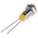 RS PRO Yellow Panel Mount Indicator, 2V dc, 6mm Mounting Hole Size, Lead Pin Termination