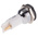 RS PRO White Panel Mount Indicator, 130 V dc, 230V ac, 19mm Mounting Hole Size