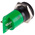 RS PRO Green Panel Mount Indicator, 22mm Mounting Hole Size, Solder Tab Termination