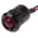 RS PRO Red Flashing LED Panel Mount Indicator, 24V dc, 12mm Mounting Hole Size, Lead Wires Termination