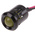 RS PRO Yellow Panel Mount Indicator, 12V dc, 12mm Mounting Hole Size, Lead Wires Termination