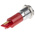 RS PRO Red Flashing LED Panel Mount Indicator, 12V dc, 14mm Mounting Hole Size, Solder Tab Termination
