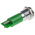 RS PRO Green Flashing LED Panel Mount Indicator, 24V dc, 14mm Mounting Hole Size, Solder Tab Termination