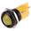 RS PRO Yellow Panel Mount Indicator, 230V ac, 22mm Mounting Hole Size