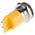 RS PRO Yellow Panel Mount Indicator, 230V ac, 22mm Mounting Hole Size