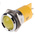 RS PRO Yellow Panel Mount Indicator, 230V ac, 22mm Mounting Hole Size