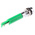 RS PRO Green Panel Mount Indicator, 110V ac, 8mm Mounting Hole Size, Solder Tab Termination