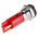 RS PRO Red Panel Mount Indicator, 110V ac, 14.5mm Mounting Hole Size, Solder Tab Termination, IP40