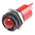 RS PRO Red Panel Mount Indicator, 22mm Mounting Hole Size, Solder Tab Termination