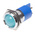 RS PRO Blue Panel Mount Indicator, 22mm Mounting Hole Size, Solder Tab Termination