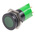 RS PRO Green Panel Mount Indicator, 24V ac/dc, 22mm Mounting Hole Size, Solder Tab Termination