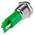 RS PRO Green Panel Mount Indicator, 16mm Mounting Hole Size, Solder Tab Termination, IP67