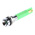 RS PRO Green Panel Mount Indicator, 24V c.c., 8mm Mounting Hole Size, Solder Tab Termination, IP67
