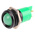 RS PRO Green Panel Mount Indicator, 22mm Mounting Hole Size, Solder Tab Termination